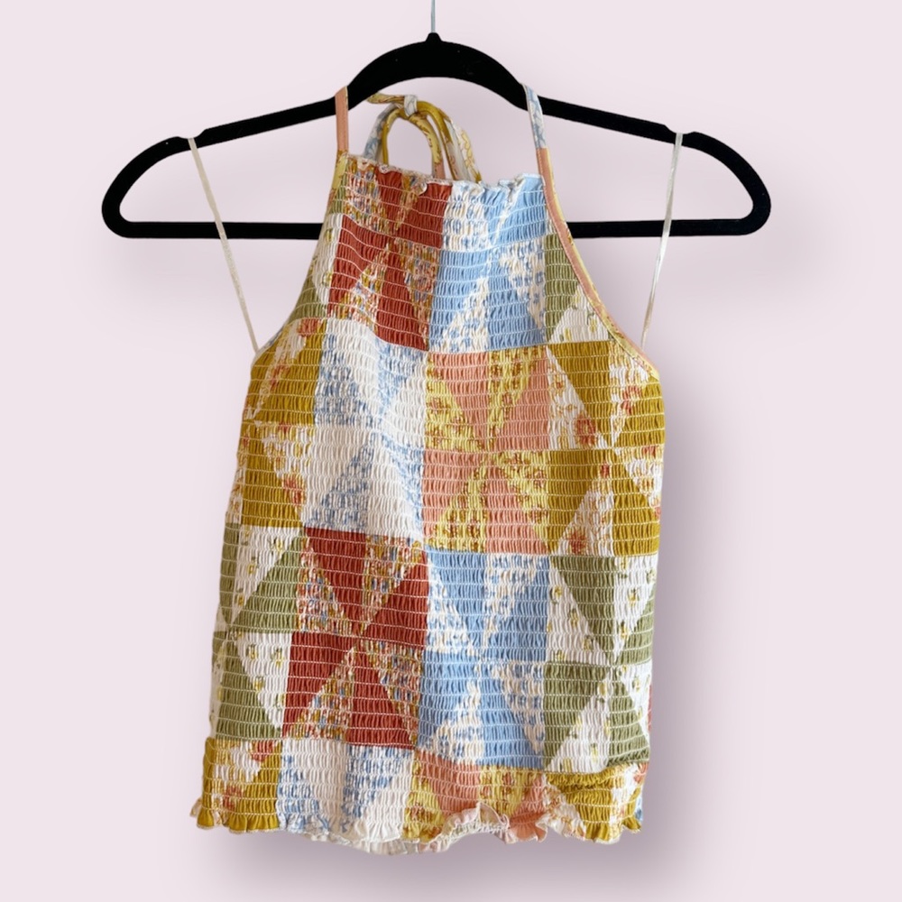 NWT Billabong Feels Like Summer Cropped Tank Top